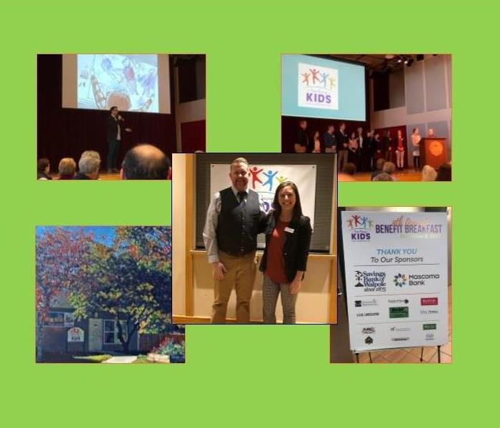 collage of pictures from 4th Annual Keene Housing Kids Collaborative Benefit Breakfast