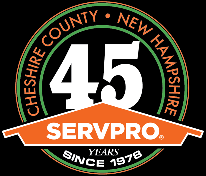 Logo celebrating 45 years in business.